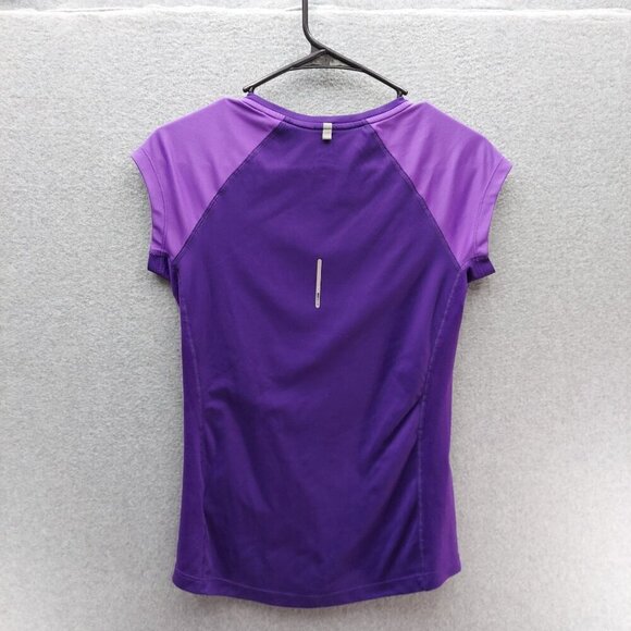 Nike Womens Dri-FIT Purple Athletic T-Shirt Size S - Picture 3 of 3
